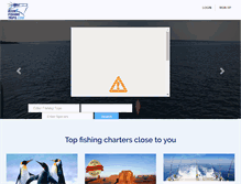 Tablet Screenshot of bookfishingtrips.com
